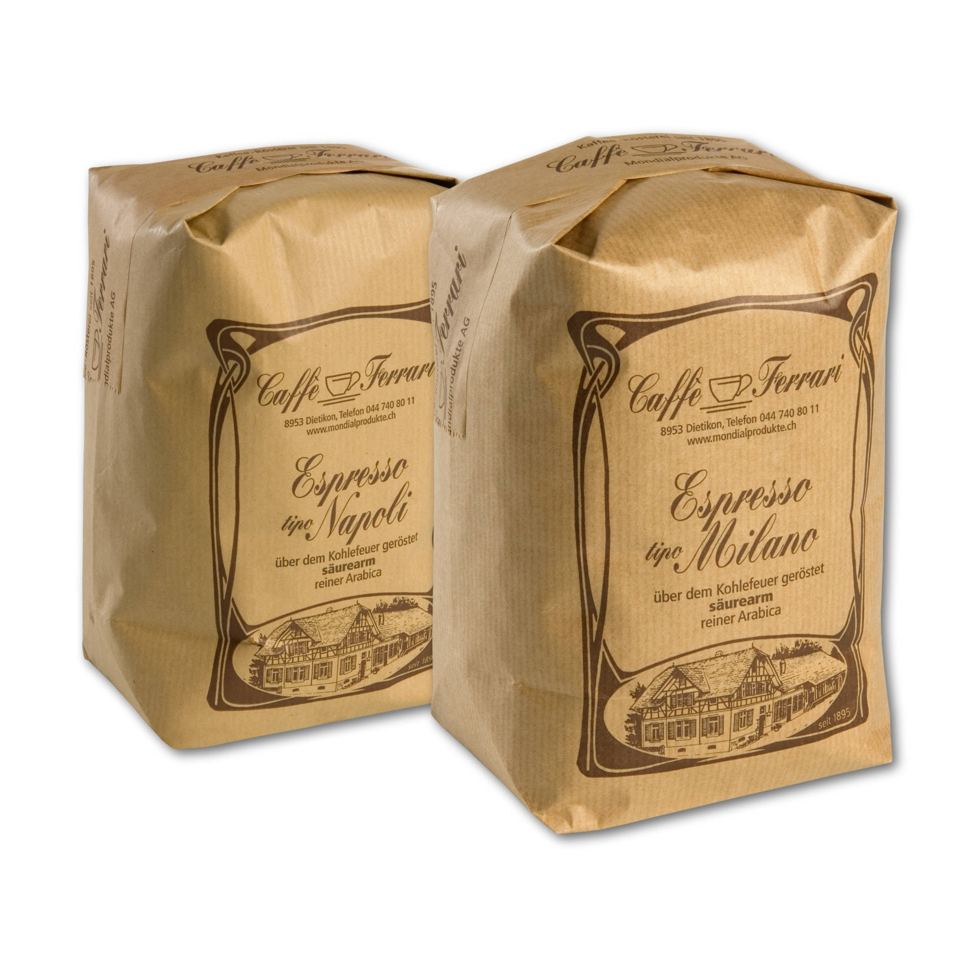 Caffè Ferrari - Espresso Milano/Napoli gemischt - gemahlen 250g