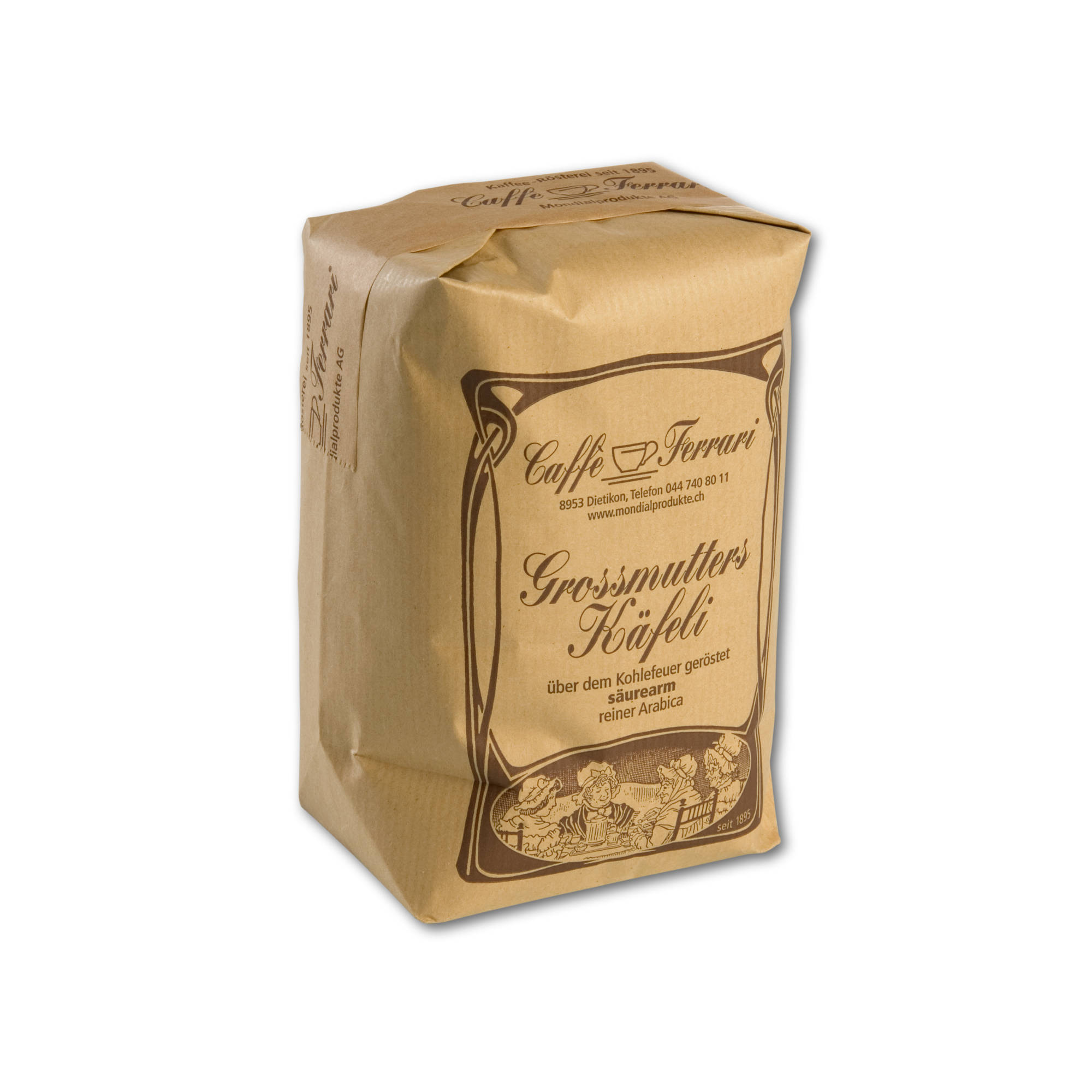 Caffè Ferrari - Coffeinfreie Kaffeemischung - Bohnen 500g