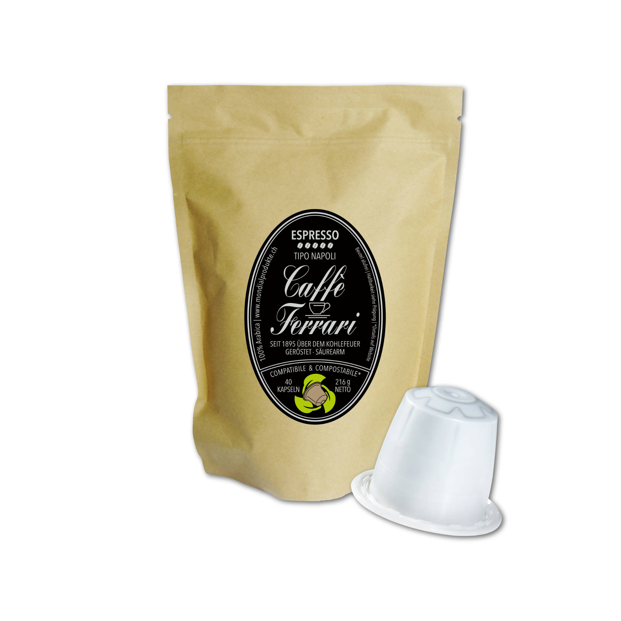 Caffè Ferrari - Espresso Napoli 40 Kapseln